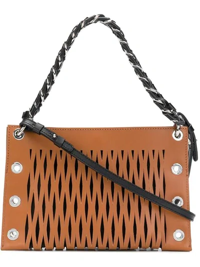 Shop Sonia Rykiel Le Baltard Double Pouch In Brown