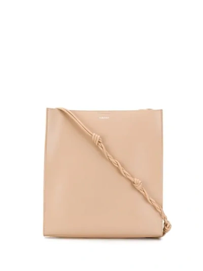 Shop Jil Sander Klassische Kuriertasche - Nude In Neutrals