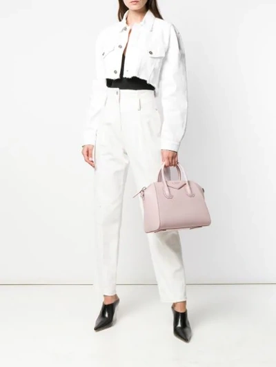 Shop Givenchy Antigona Tote Bag - Pink