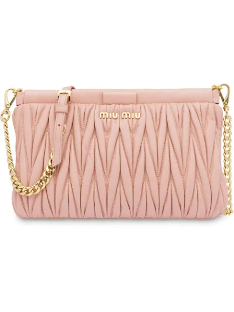 miu miu matelasse clutch
