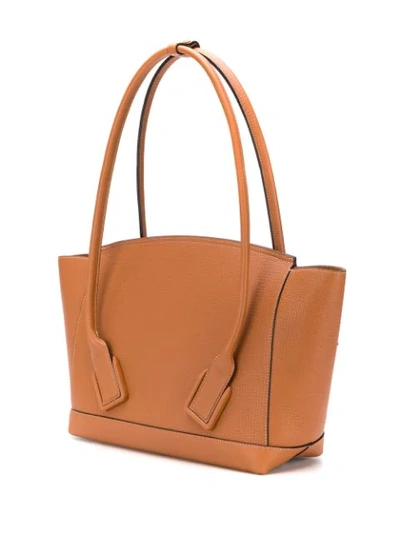 Shop Bottega Veneta Medium Arco Tote Bag In Brown