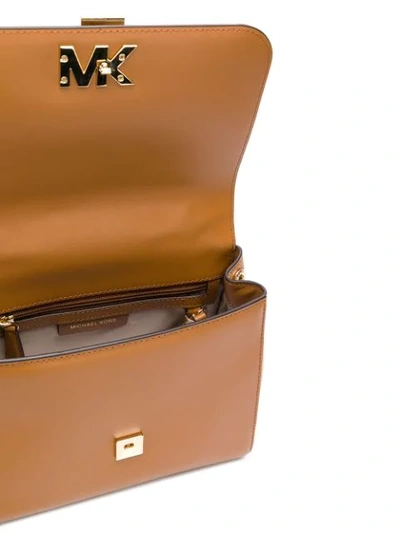 Shop Michael Michael Kors Mott Satchel Bag In Brown