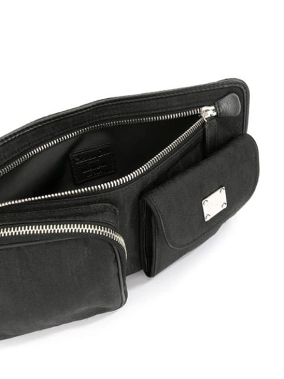 Pre-owned Dior 2007  Lady  Trotter Belt Bag In Black