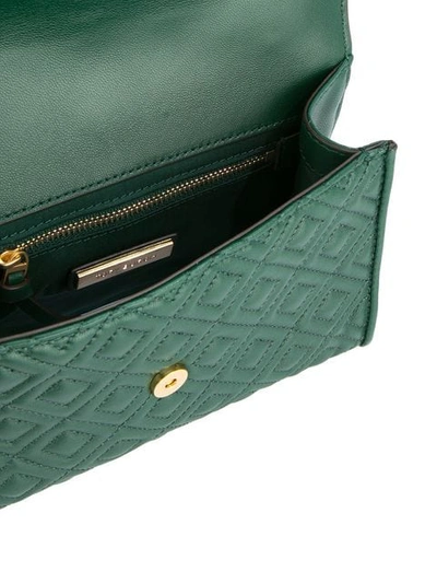 Shop Tory Burch Fleming Small Convertible Shoulder Bag In Green