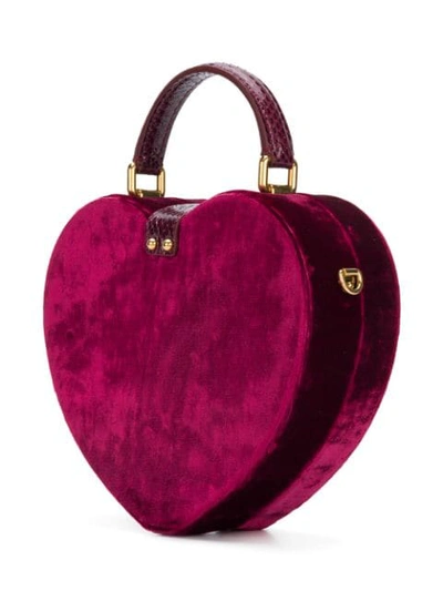 Shop Dolce & Gabbana My Heart Shoulder Bag In Pink