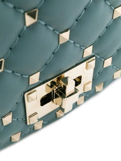 Shop Valentino Garavani Rockstud Spike Bag In Blue