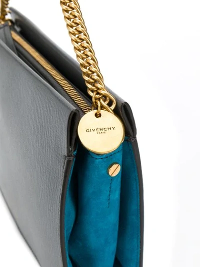 Shop Givenchy Chain Handle Crossbody Bag - Grau In Grey
