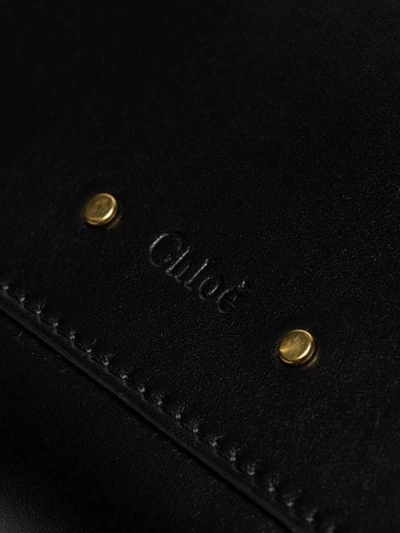 Shop Chloé Mini Annie Shoulder Bag In Black