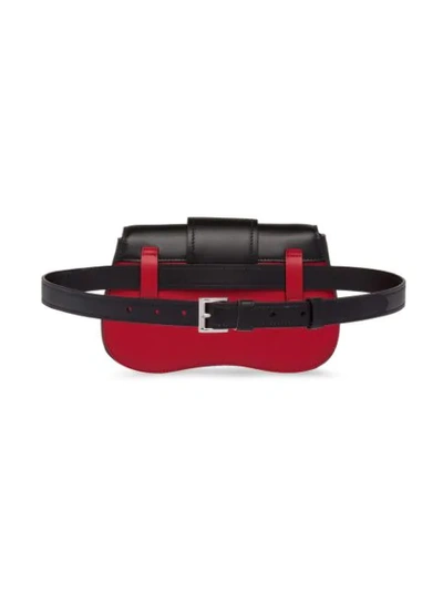 Shop Prada Sidonie Belt-bag In Red