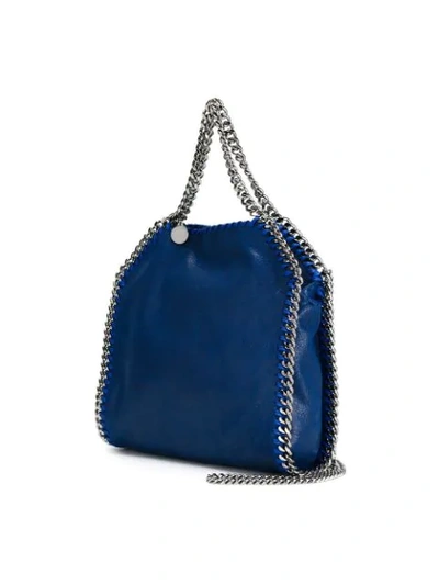 Shop Stella Mccartney Mini Falabella Tote In Blue