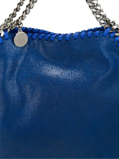 Shop Stella Mccartney Mini Falabella Tote In Blue