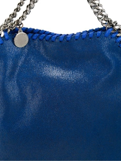 Stella Mccartney Mini Falabella Tote In Blue