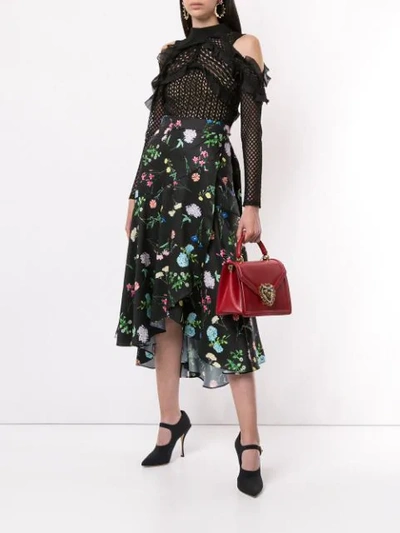 Shop Dolce & Gabbana Large Devotion Shoulder Bag In Red