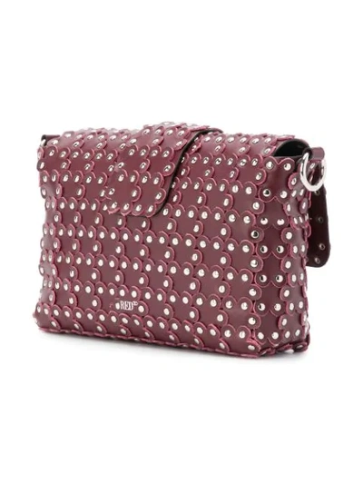 Shop Red Valentino Red(v) Flower Puzzle Shoulder Bag