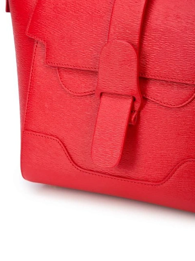 Shop Senreve Mini Maestra Shoulder Bag In Red