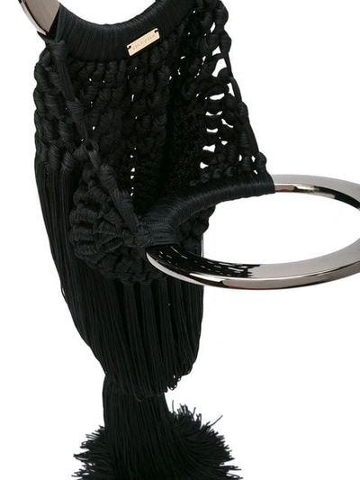 Shop Cult Gaia Angelou Tassel Handbag In Black