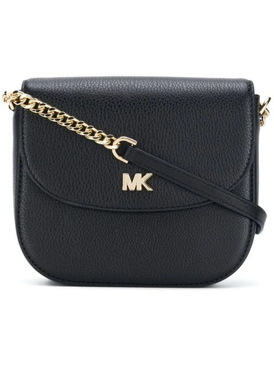 Shop Michael Michael Kors Mott Crossbody Bag In Black