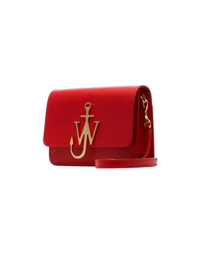Shop Jw Anderson Scarlet Logo Bag - Red