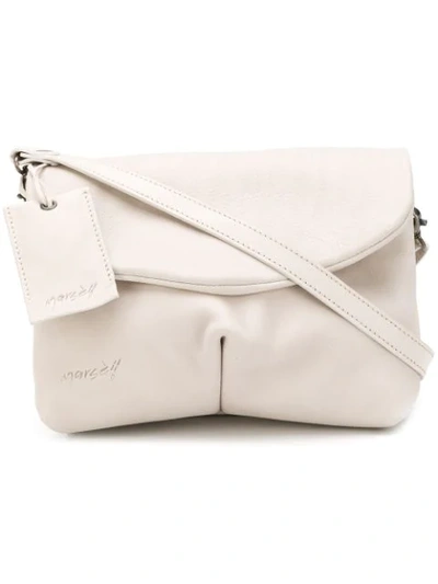 Shop Marsèll Foldover Crossbody Bag - Neutrals