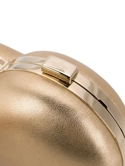 Shop Valentino Rw2b0d27npl 39l Calf Leather In Gold