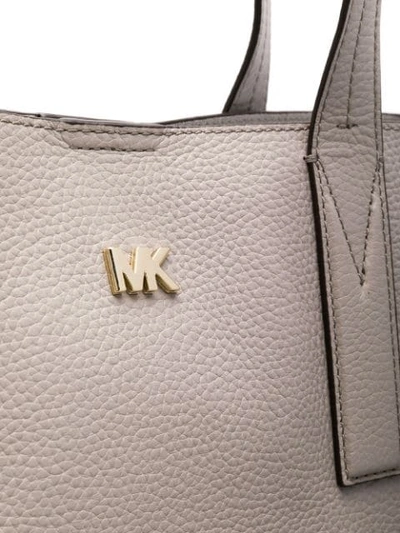 Shop Michael Michael Kors Junie Tote Bag In Grey