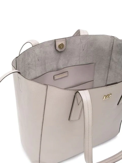 Shop Michael Michael Kors Junie Tote Bag In Grey