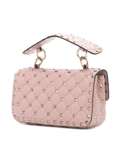 Shop Valentino Garavani Rockstud Spike Crossbody Bag In Pink