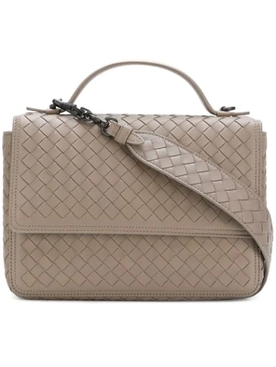 Shop Bottega Veneta Alumna Bag In Grey