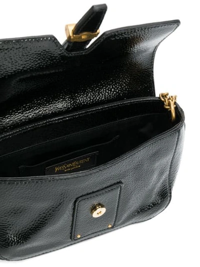 Pre-owned Saint Laurent Chain Strap Shoulder Bag In Black