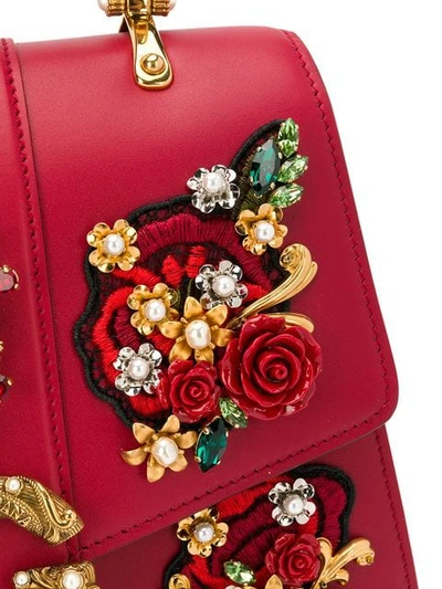 Shop Dolce & Gabbana Amore Bag In Red