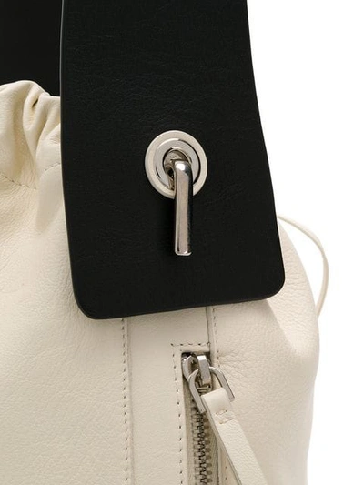 Shop Bonastre Shoulder-handle Bucket Tote In White