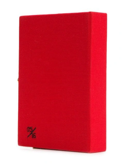 Shop Olympia Le-tan Tan In Red