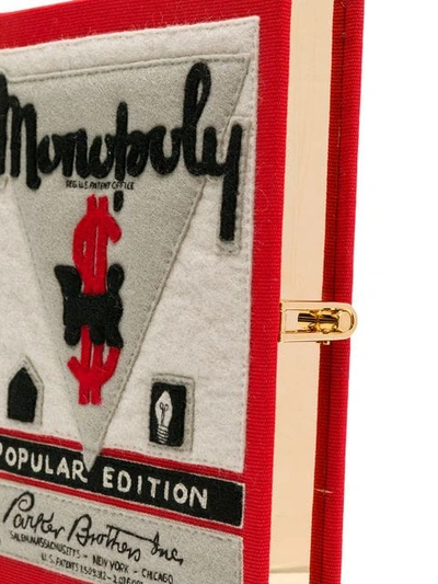 OLYMPIA LE-TAN MONOPOLY CROSSBODY BAG - 红色