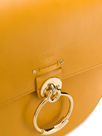 Shop Chloé Tess Shoulder Bag In Yellow