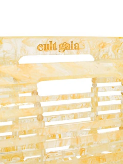 Shop Cult Gaia 'ark' Clutch In Yellow Quartz
