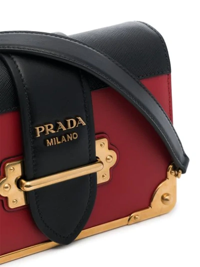 Shop Prada Small Cross Body Bag - Red
