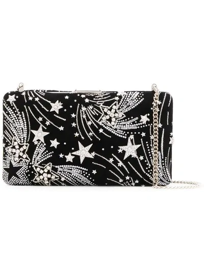 Shop Jimmy Choo Clemmie Clutch In Black