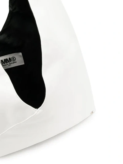 Shop Mm6 Maison Margiela Japanese Tote Bag In White