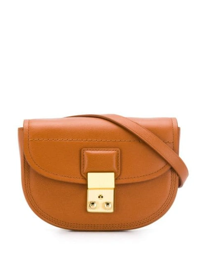 Shop 3.1 Phillip Lim Pashli Saddle Belt Bag In Brown