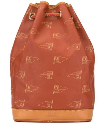 Pre-owned Louis Vuitton Lv Cup 95's Saint Tropez One Shoulder Bag In Orange