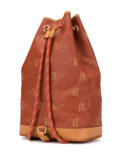 Pre-owned Louis Vuitton Lv Cup 95's Saint Tropez One Shoulder Bag In Orange