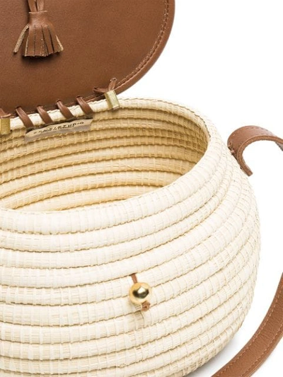 Shop Sensi Studio Natural Oval Straw Shoulder Bag - Neutrals