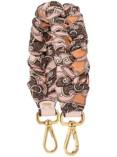 Shop Fendi Mini Strap You Bag Strap In Pink