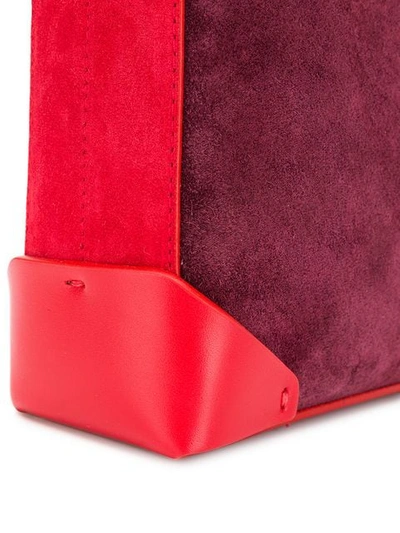 Shop Manu Atelier Mini Pristine Crossbody Bag In Red