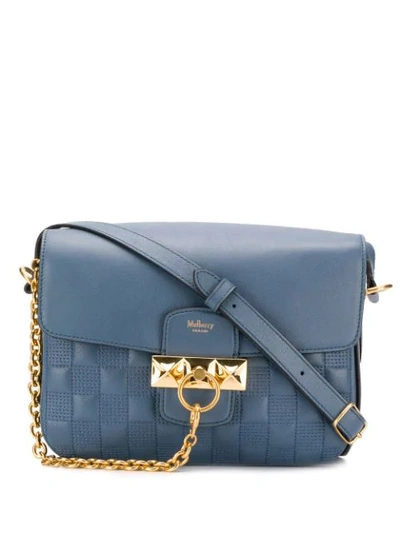 Shop Mulberry Keeley Satchel Bag In Blue