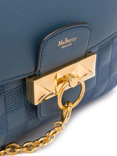 Shop Mulberry Keeley Satchel Bag In Blue