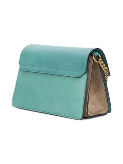 Shop Givenchy Small Gv3 Shoulder Bag In Blue