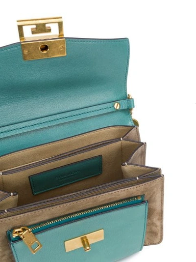 Shop Givenchy Small Gv3 Shoulder Bag In Blue