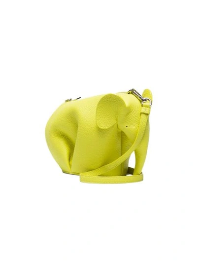 Shop Loewe Mini Elephant Bag In Yellow