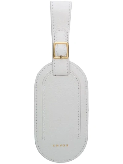 Shop Chaos Cherry-print Luggage Tag In White